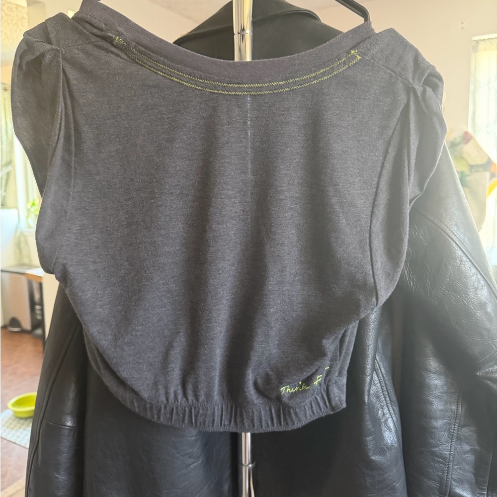 FP Movement by Free People Black Knot-Front Cropped Top - Picture 3 of 3